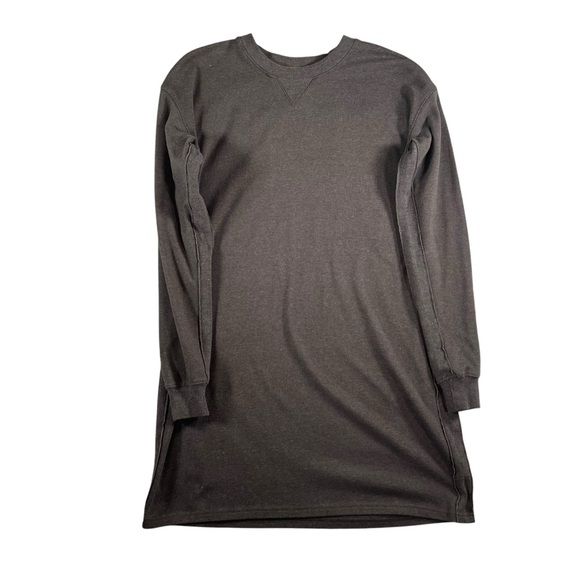 The Normal Brand Gray Long Sleeve Puremeso Weekender Sweatshirt Dress Size‎ M - Picture 1 of 8